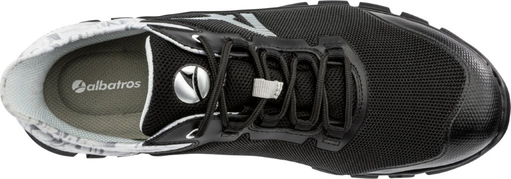 Albatros OCTANE GREY Sicherheitshalbschuh oben.