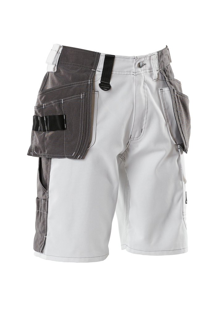 MASCOT® HARDWEAR Shorts mit Hängetaschen »Zafra« Gr. C42, weiß - jetzt NEU bei HUG Technik  😊
