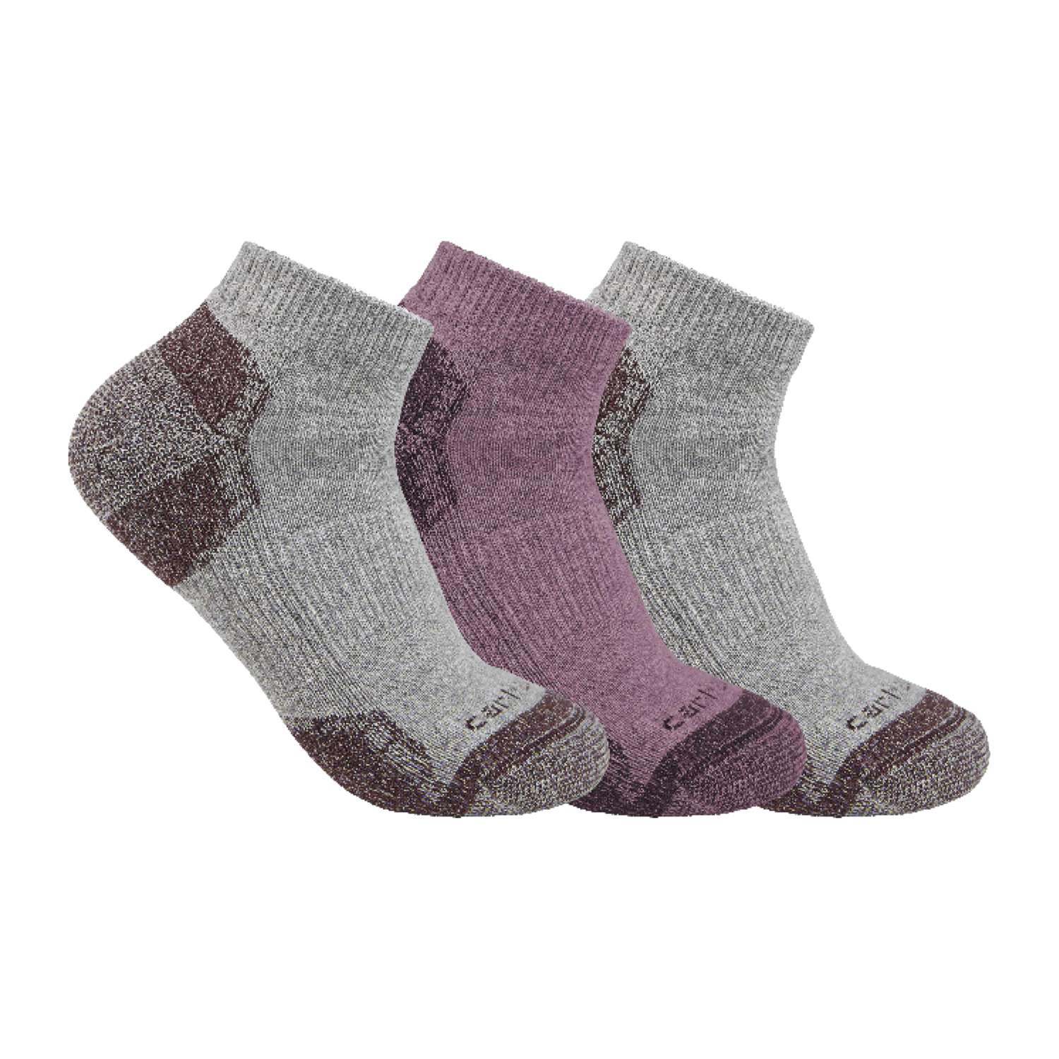carhartt® Damen-Socken »COTTON BLEND LOW CUT SOCK 3 PACK« - Gr. LRG, assorted - erhältlich bei ♡ HUG Technik ✓