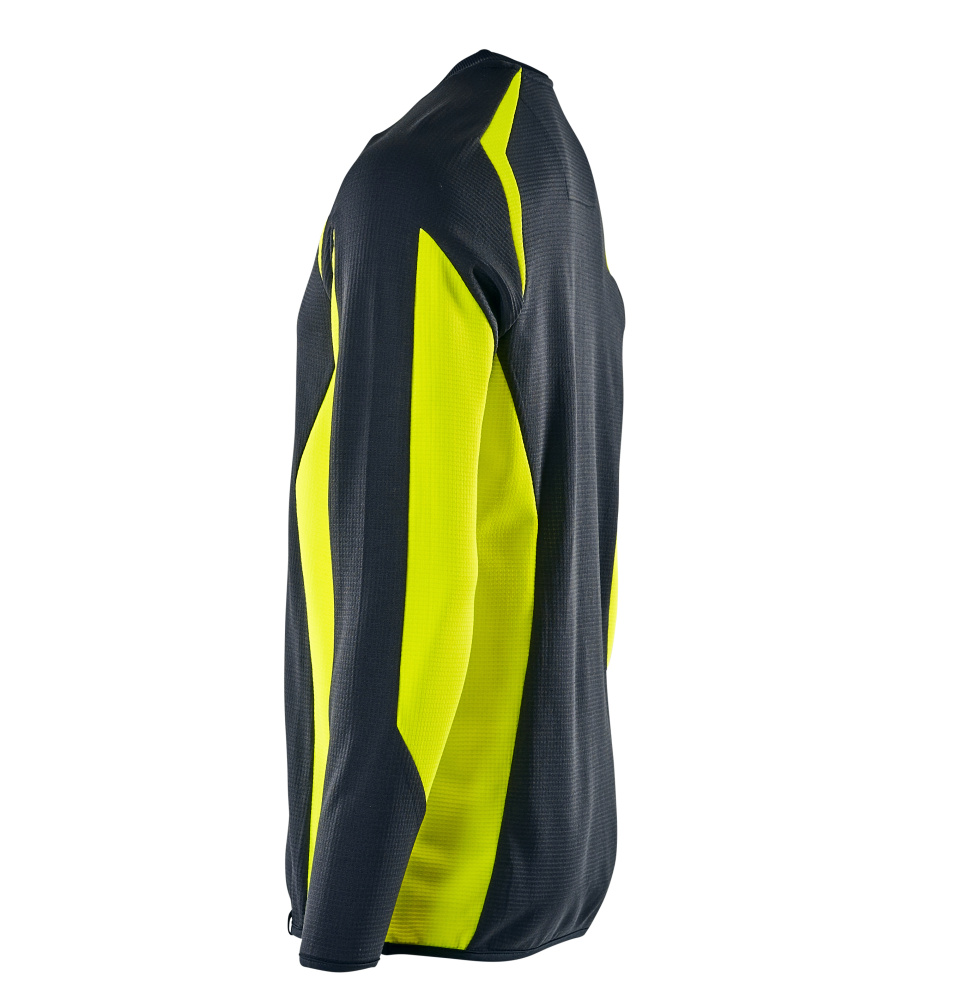 MASCOT® ACCELERATE SAFE Sweatshirt  Gr. 2XL, schwarzblau/hi-vis gelb - direkt von HUG Technik ✓