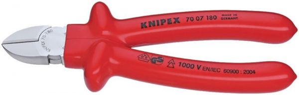 KNIPEX® Seitenschneider verchromt tauchisoliert 180 mm - bei HUG Technik ♡