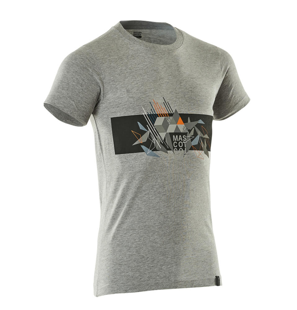 MASCOT® ACCELERATE SAFE T-Shirt  Gr. 2XL, grau-meliert/hi-vis orange - gibt’s bei HUG Technik ✓