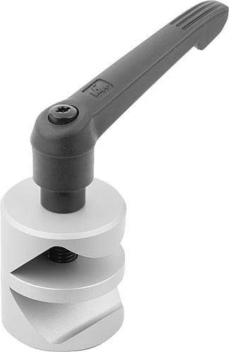 Spanngelenk Gr.1 Aluminium, Komp:Thermoplast, D=8 - K0133.01 - gibt’s bei HUG Technik ✓