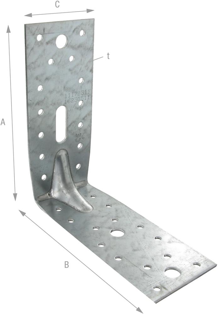 Simpson Strong-Tie® Schubwinkel SC2P-1 Schubwinkel SC2P-1 - bekommst Du bei ★ HUG Technik ✓