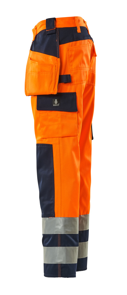 MASCOT® SAFE COMPETE Hose mit Hängetaschen »Almas« Gr. 82/C44, hi-vis orange/marine - direkt von HUG Technik ✓