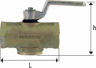 Lüdecke Durchgangshahn IG3/4, AG3/4 - bei HUG Technik ✓