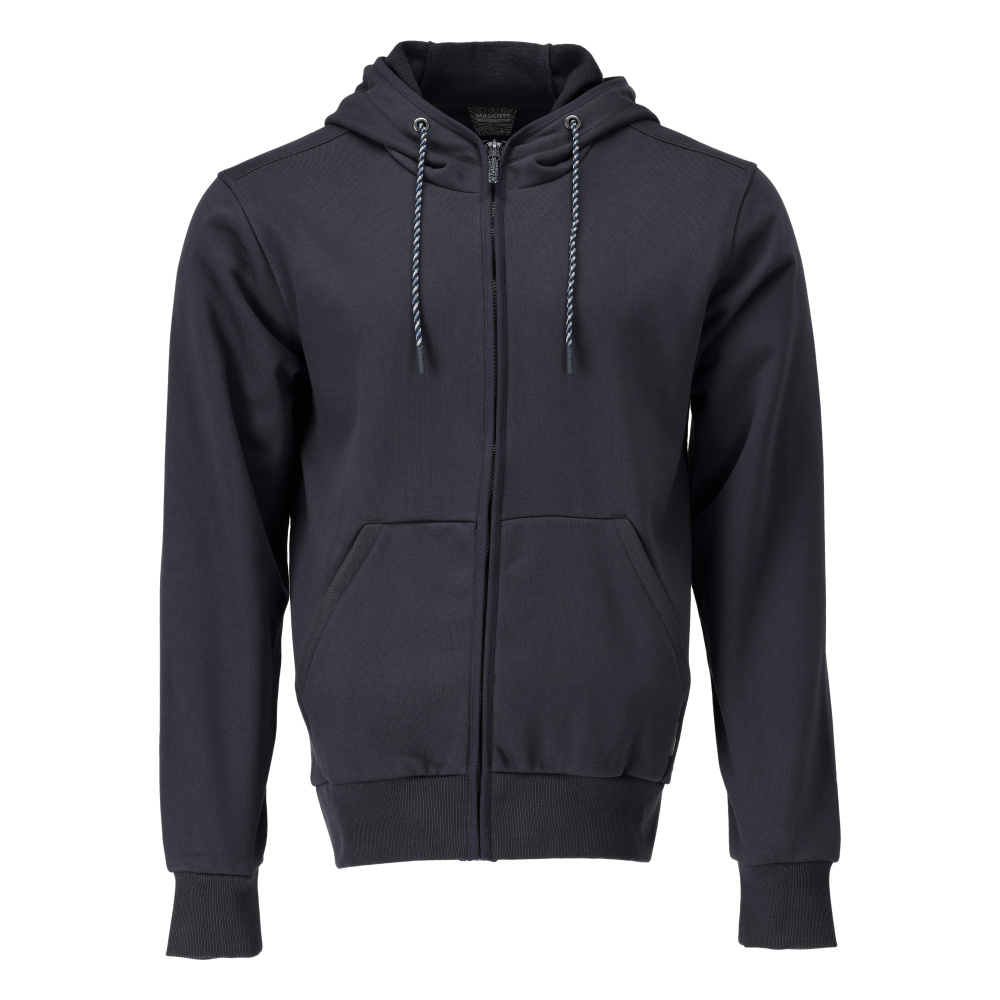 MASCOT® CUSTOMIZED Kapuzensweatshirt mit Reißverschluss  Gr. 2XL, schwarzblau - erhältlich bei ✭ HUG Technik ✓