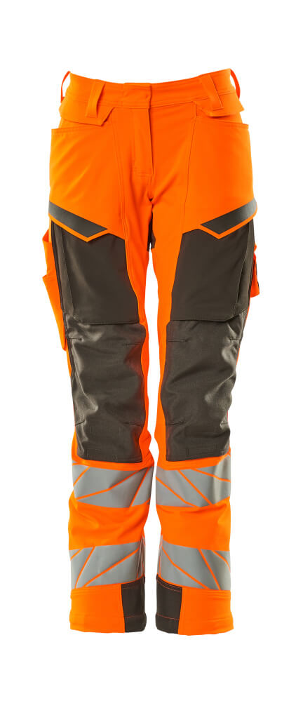MASCOT® ACCELERATE SAFE Hose mit Knietaschen  Gr. 76/C34, hi-vis orange/dunkelanthrazit - bekommst Du bei ★ HUG Technik ✓