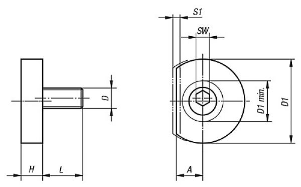 Formschluss-Spann-Exzenter M06 Stahl - K0022.06 - erhältlich bei ✭ HUG Technik ✓