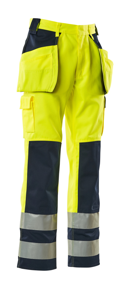 MASCOT® SAFE COMPETE Hose mit Hängetaschen »Almas« Gr. 82/C44, hi-vis gelb/marine - erhältlich bei ✭ HUG Technik ✓
