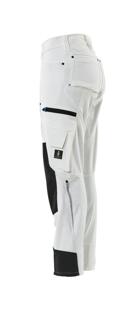 MASCOT® ADVANCED Hose mit Knietaschen  Gr. 76/C34, weiß - bei HUG Technik ☆