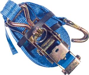 PÖSAMO Zurrgurt Ratsche und Haken, blau - bei HUG Technik ✓