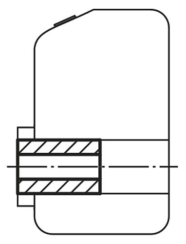 Reduzierhülse 14x6 Stahl, D=10 - K0412.1006 - gibt’s bei ☆ HUG Technik ✓