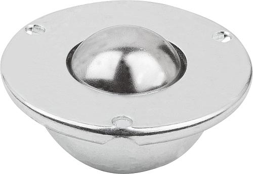 Kugelrolle, Form:B Stahl, Komp:Stahl - K0764.122 - erhältlich bei ✭ HUG Technik ✓