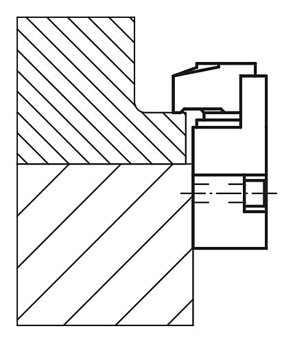 Spannhaken mit Winkelaufnahme M08 Vergütungsstahl - K0016.08 - bei HUG Technik ☆
