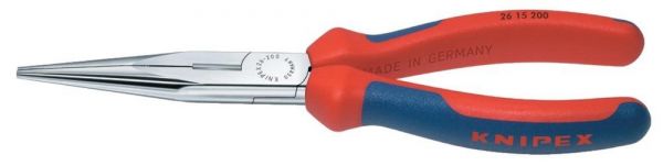 KNIPEX® Storchschnabelzange verchromt gerade mit Mehrkomponenten-Griffen 200 mm - gibt’s bei HUG Technik ✓