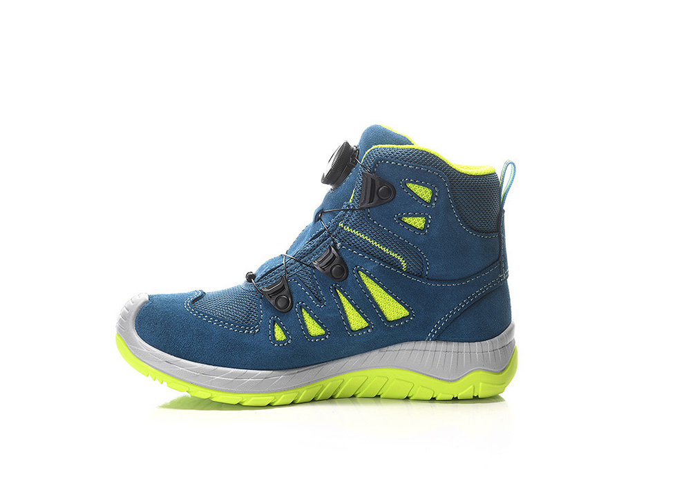ELTEN® Stiefel MADDOX Kids BOA® petrol-lime Mid - links