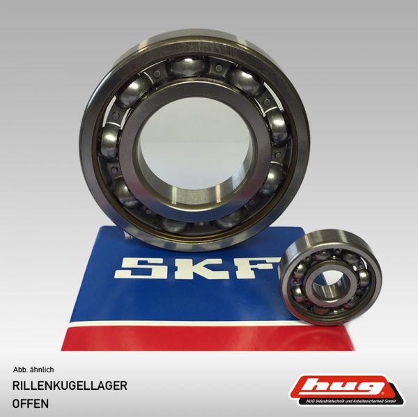 Kugellager 6005 NR von SKF Rillenkugellager 25x47x12 mm - direkt bei HUG Technik ✓