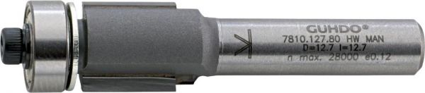 Guhdo HW-Bündigfräser Z2 S8 D12,7 l12,7 - gibt’s bei ☆ HUG Technik ✓