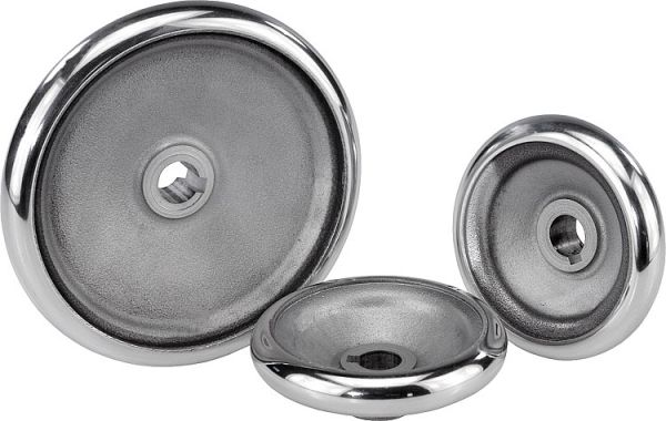 Handrad ohne Nut D1=360 Aluminium, D2=28 - K0163.0360X28 - bei HUG Technik ♡ Handrad ohne Nut D1=360 Aluminium, D2=28 - K0163.0360X28 - bei HUG Technik ♡