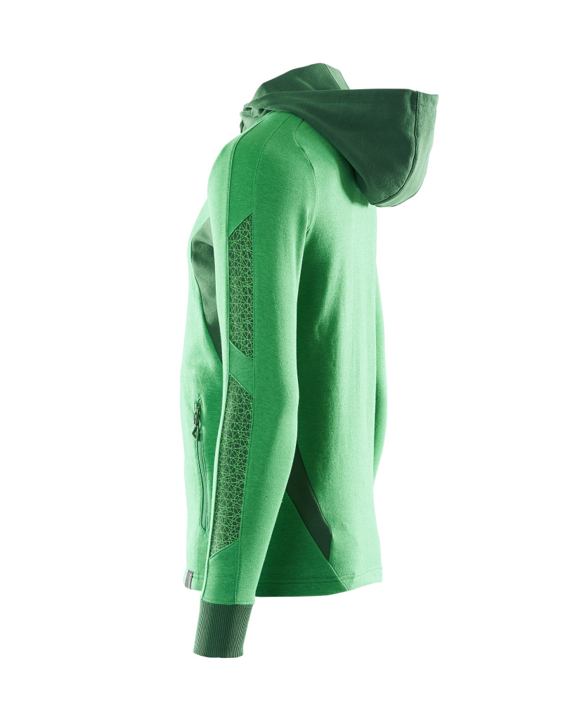 MASCOT® ACCELERATE Kapuzensweatshirt mit Reißverschluss  Gr. 2XL/ONE, grasgrün/grün - direkt von HUG Technik ✓