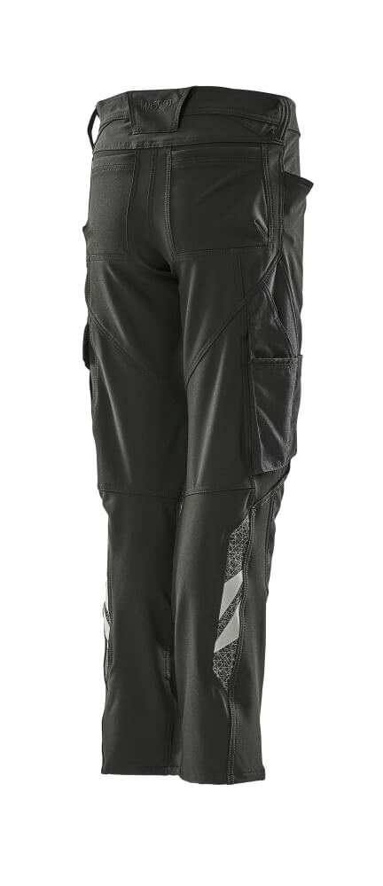 MASCOT® ACCELERATE Hose mit Knietaschen  Gr. 76/C34, schwarz - erhältlich bei ♡ HUG Technik ✓