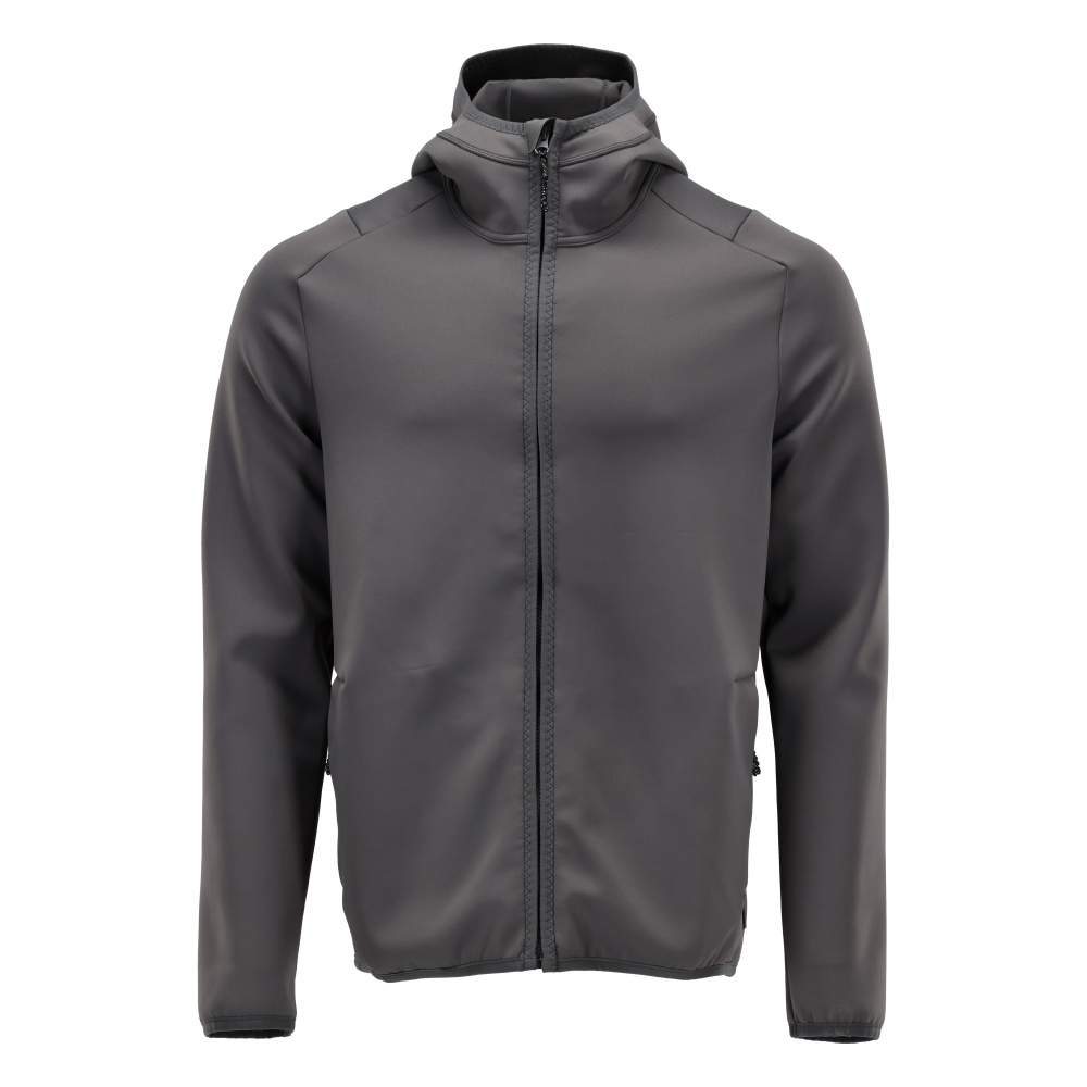 MASCOT® CUSTOMIZED Fleecepullover mit Kapuze  Gr. 2XL, anthrazitgrau - bei HUG Technik ♡