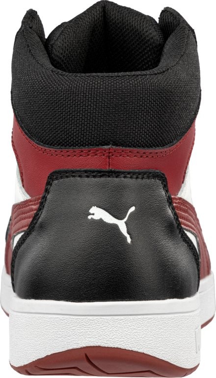 Albatros FRONTCOURT BLK/WHT/RED Sicherheitsstiefel hinten.