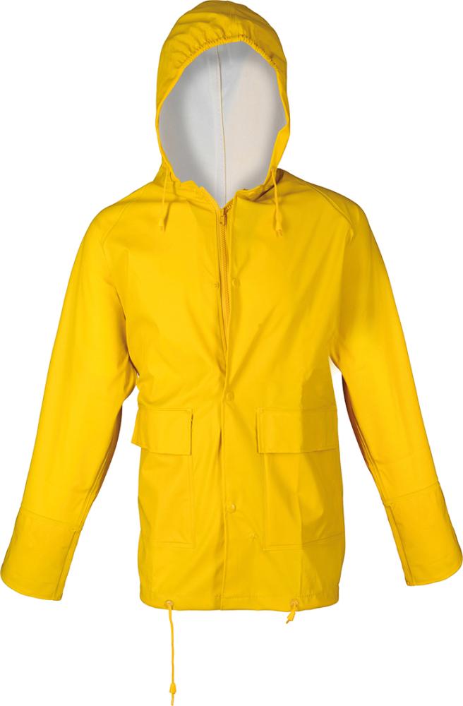 ASATEX® PU-Stretch-Regenjacke PJC, gelb - erhältlich bei ♡ HUG Technik ✓