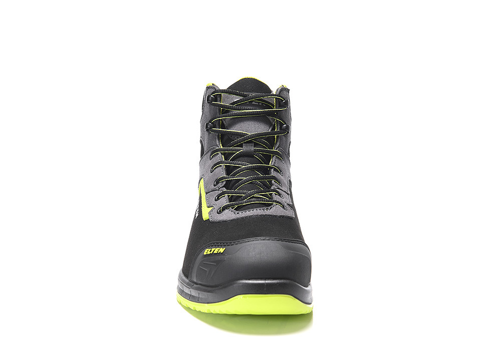 ELTEN® Sicherheitsstiefel, LOAN XXSports Pro black-lime Mid ESD S3, 768151 - bei HUG Technik ☆
