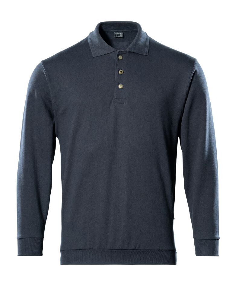 MASCOT® CROSSOVER Polo-Sweatshirt »Trinidad« Gr. 2XL, schwarzblau - direkt bei HUG Technik ✓
