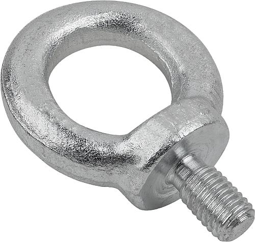 Ringschraube Fest DIN580 M08x13, Stahl 1.1141 galvanisch verzinkt - K0767.008 - kommt direkt von HUG Technik 😊