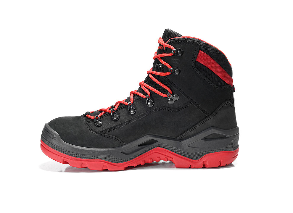 LOWA Sicherheitsstiefel RENEGADE Work GTX red Mid S3 CI, 5652 - gibt’s bei HUG Technik ✓