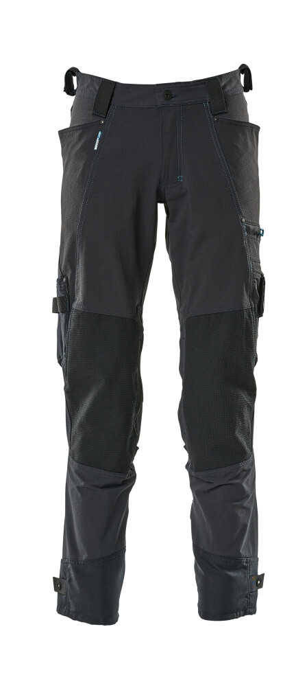 MASCOT® ADVANCED Hose mit Knietaschen  Gr. 76/C42, schwarzblau - gibt’s bei ☆ HUG Technik ✓