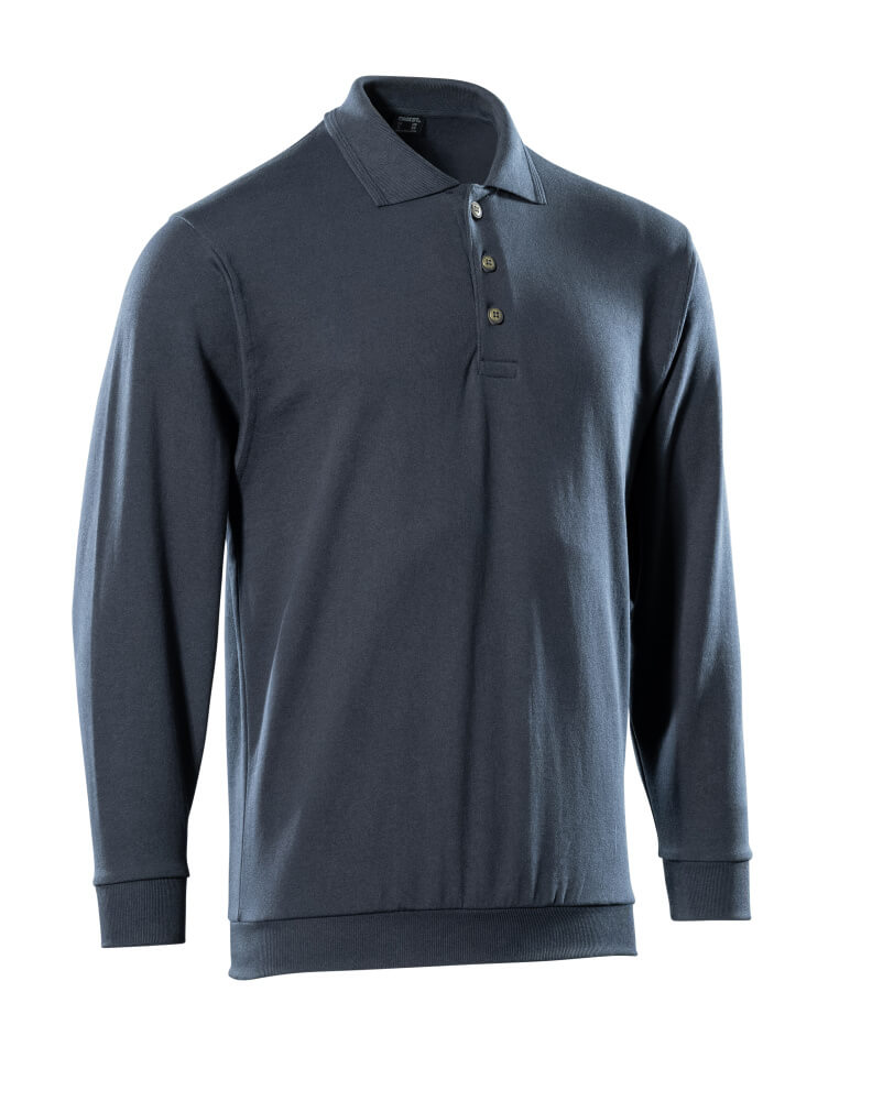 MASCOT® CROSSOVER Polo-Sweatshirt »Trinidad« Gr. 2XL, schwarzblau - gibt’s bei HUG Technik ✓