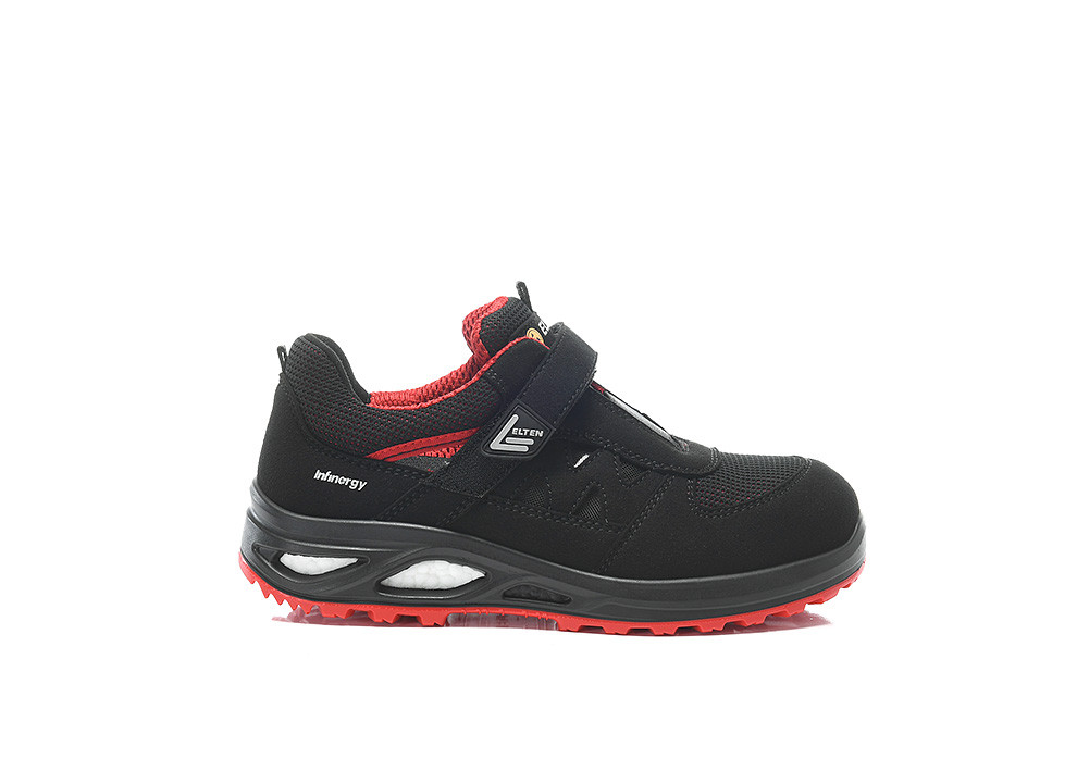 ELTEN® Damen-Sicherheitssandale HANNAH XXTL black-red Easy ESD S1P, 741531 - kommt direkt von HUG Technik 😊