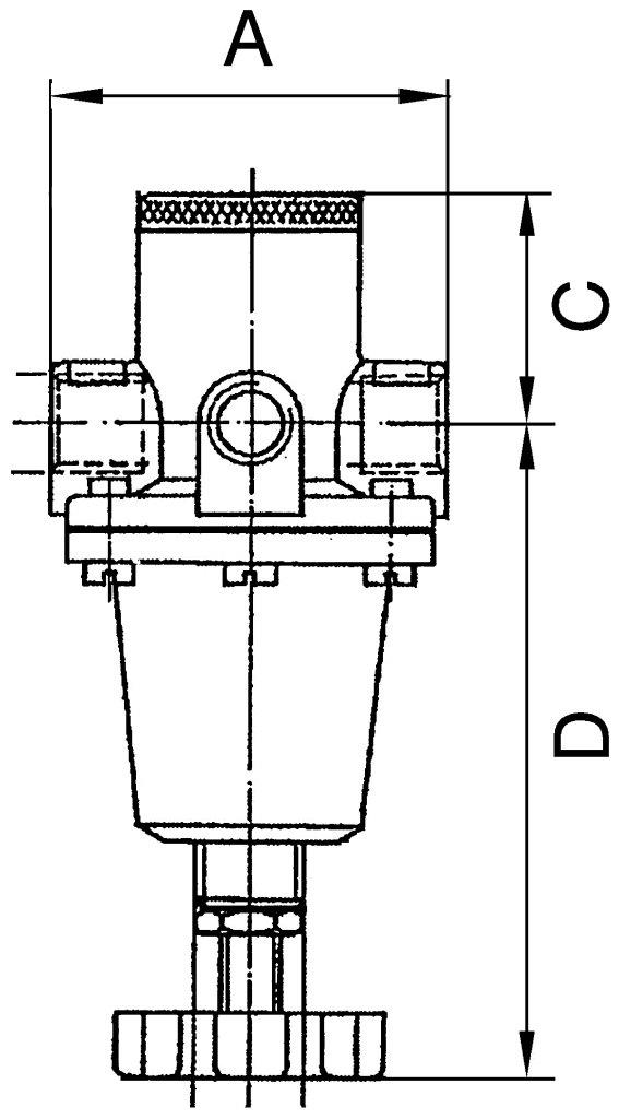 Druckregler für Wasser, inkl. Manometer, G 1 1/2, 0,5 - 10 bar - erhältlich bei ♡ HUG Technik ✓