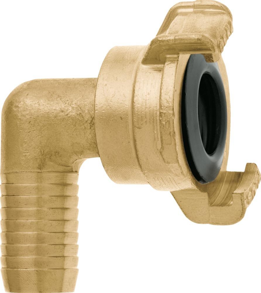 GEKA® plus-Winkelschlauchstück »2000« 90° 1/2 - 13mm, Messing, drehbar - gibt’s bei ☆ HUG Technik ✓