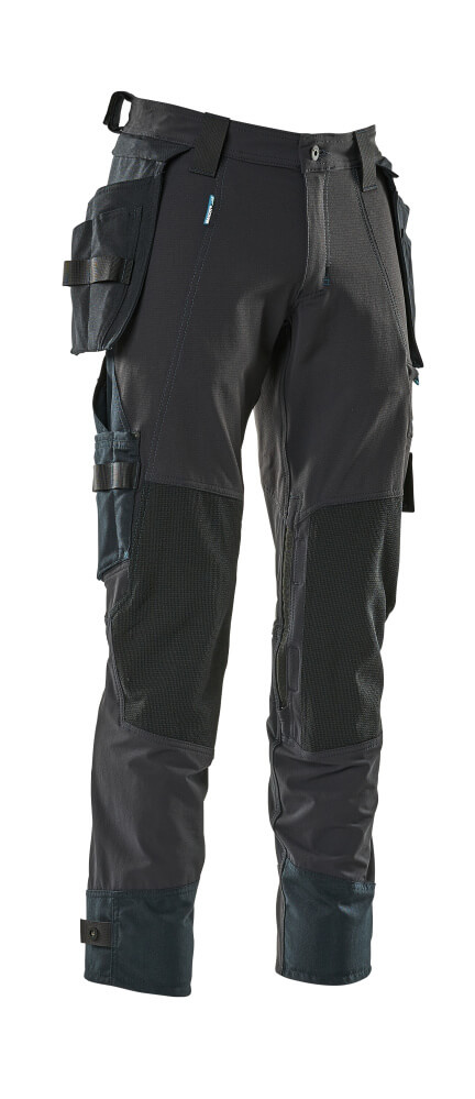 MASCOT® ADVANCED Hose mit Hängetaschen  Gr. 76/C46, schwarzblau - jetzt NEU bei HUG Technik  😊