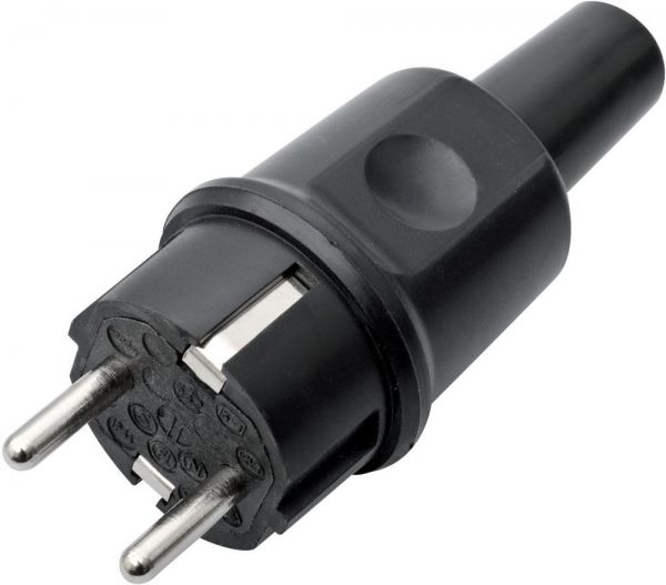 Schukostecker VG IP44 250 V, 10-16 A - bei HUG Technik ♡