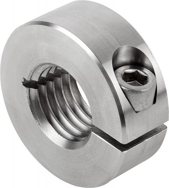 Klemmring mit Gewinde Edelstahl M04X16, B=9 - K0986.0402 - direkt bei HUG Technik ✓