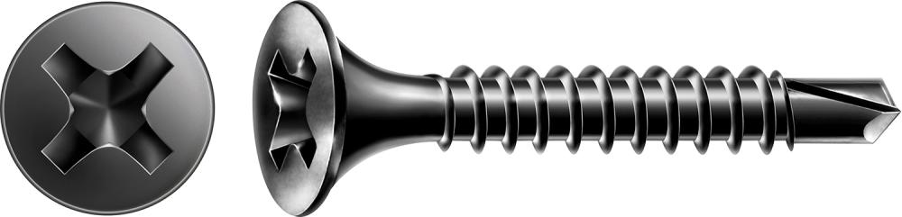 SPAX® GIX-D Trompetenkopf 3,5 X 25 H2 Bohrspitze, phosphatiert, Packung mit 1000 Stück - bei HUG Technik ♡