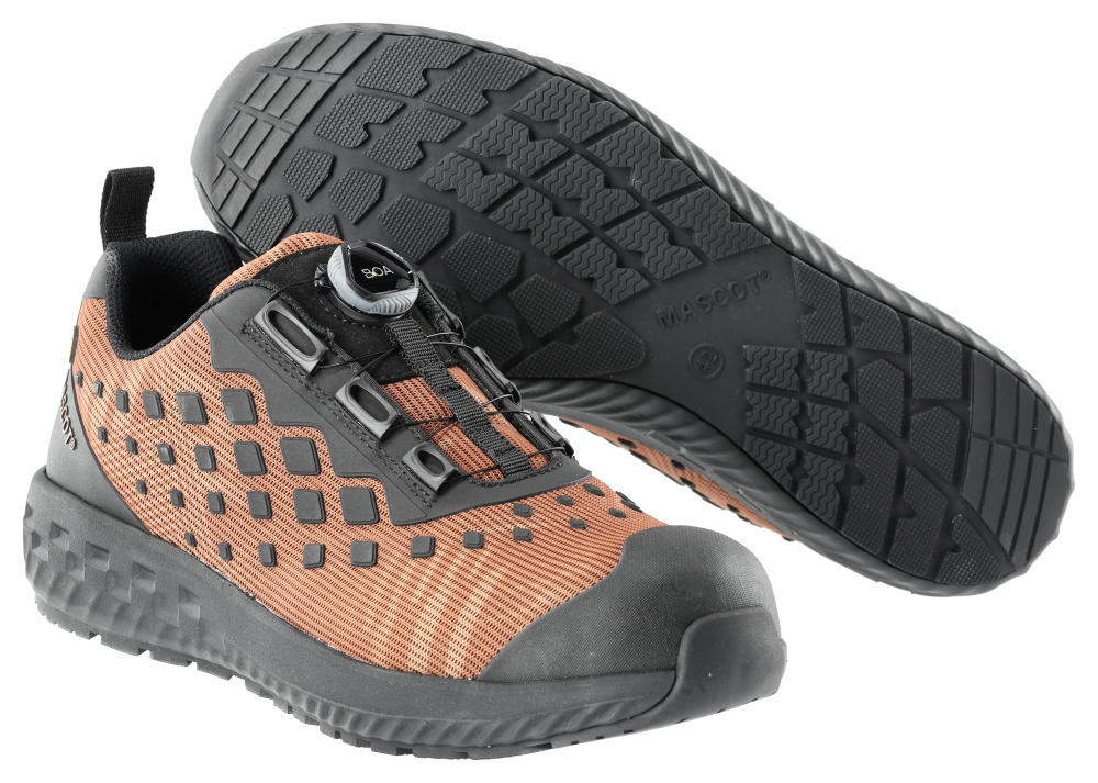 MASCOT® FOOTWEAR CUSTOMIZED Sicherheitsschuhe S1P Gr. 36, nussbraun/schwarz - bei HUG Technik ☆