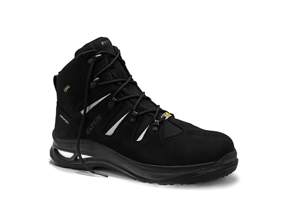 ELTEN® Sicherheitsstiefel, NELSON XXG GTX black Mid ESD S3 HI CI, 768691 - gibt’s bei ☆ HUG Technik ✓