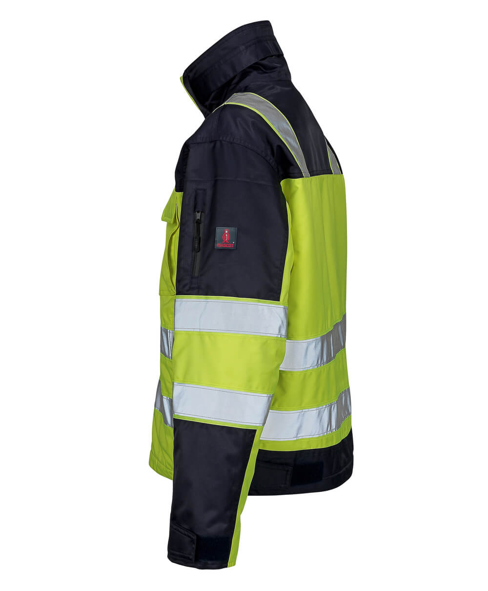 MASCOT® SAFE IMAGE Winterjacke »Genova« Gr. 2XL, hi-vis gelb/marine - bei HUG Technik ✭