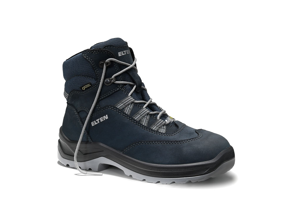 ELTEN® Damen-Sicherheitsstiefel LOTTE GTX blue Mid ESD S3 CI, 746111 - bekommst Du bei HUG Technik ♡