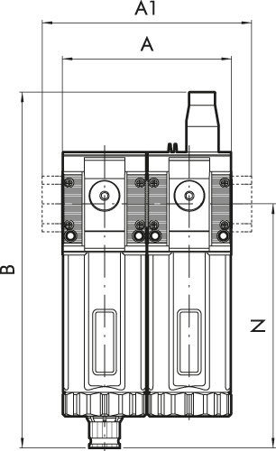 Filter + Öler »SYNTESI«, BG 2, G 1/2, 20 µm, RMSA halbautomatisch - direkt bei HUG Technik ✓ Filter + Öler »SYNTESI«, BG 2, G 1/2, 20 µm, RMSA halbautomatisch - direkt bei HUG Technik ✓