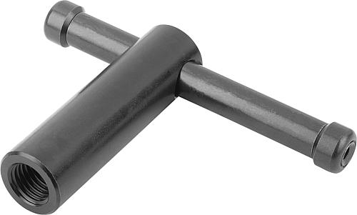 Produktbild Knebelmutter loser Knebel M10 Stahl - K0755.210 - bekommst Du bei ★ HUG Technik ✓