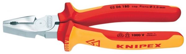 KNIPEX® Kraft-Kombinationszange 0206 VDE 225 mm - direkt von HUG Technik ✓ KNIPEX® Kraft-Kombinationszange 0206 VDE 225 mm - direkt von HUG Technik ✓