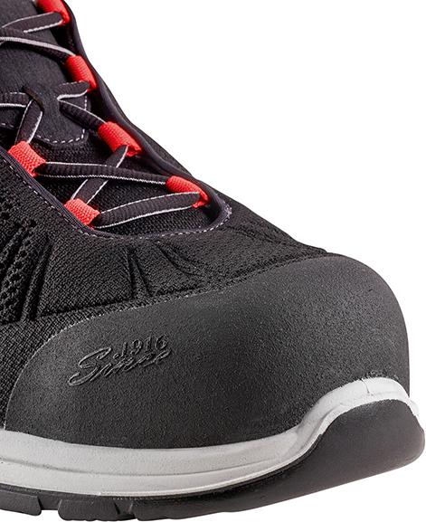 JALAS® Sicherheitshalbschuh 7100 Zenit Evo, S1, SRC, schwarz-rot-weiss - direkt von HUG Technik ✓